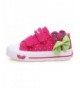 Sneakers Girls Twinkle Rabbit Ear Polka Dot Bowknot Canvas Shoes (Toddler/Little Kid/Big Kid) - Rose Red - CQ12DOEMRZ1 $33.14