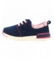 Sneakers Sunny Girls Navy Pink Athletic Shoe - Blue Pink - CV18CMOCYTN $29.02