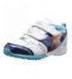 Sneakers Frozen Elsa and Anna Athletic Sneaker - White/Blue - CX11SYJGMZ3 $56.69