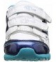 Sneakers Frozen Elsa and Anna Athletic Sneaker - White/Blue - CX11SYJGMZ3 $56.69