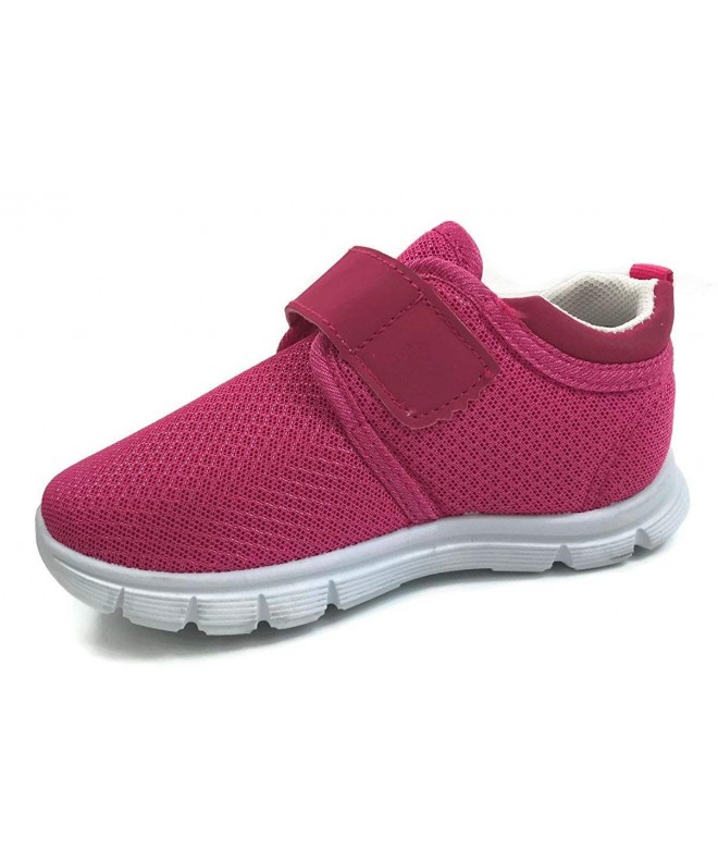 Sneakers Kids Toddler Sneakers Slip On Comfort Athletic Shoes - No Tie - Tennis Shoes - Pink - C518ESSHT40 $26.27