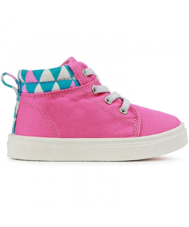 Sneakers Sam Girls Elastic Stretch Lace Pink High-Top Shoe - CD18DTL2WL3 $42.29