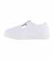 Sneakers Olivia White Girls T-Strap Shoe - CQ18CMMOWDY $29.18