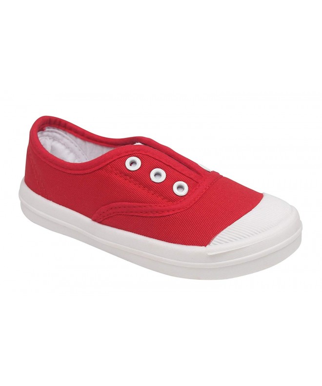 Sneakers Toddler's Authentic Classic Skate Shoes - Red - CF185XMG38R $19.90