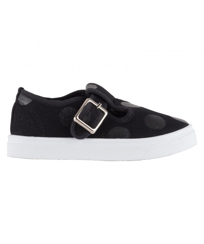 Sneakers Olivia Black/Black Girls T-Strap Shoe - CO18CMR3Y5M $20.67