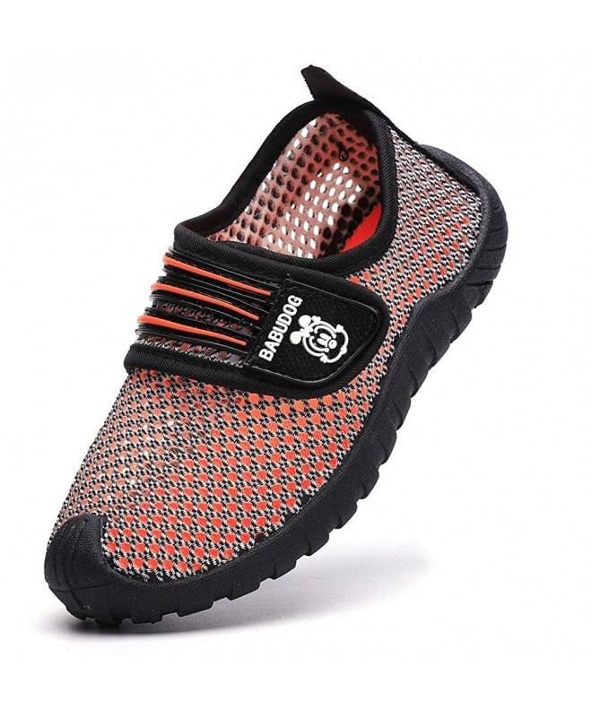 Sneakers Kid's Boy's Girl's Breathable Mesh Sneakers Strap Athletic Running Shoes - Black - C918DXL3I42 $20.91