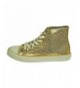 Sneakers Gold Girls Synthetic Athletics - C3119WE2PF5 $38.14