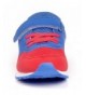 Sneakers Kid's Outdoor Lightweight Breathable Mesh Sneakers Strap Athletic Running Shoes Gray - Blue/Red - C9184XAUC49 $20.60