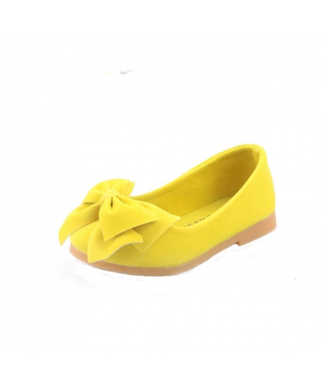 Sneakers Spring Childrens Princess Non Slip - Yellow - CD187G6O03L $24.55