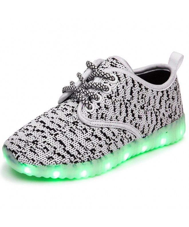 Sneakers led Shoes for Kids Girls Sneakers Light Up Toddler boy Shoes - Gray2 - C4185EX8ZH5 $46.89
