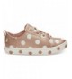 Sneakers Girl's Lenny (Little Kid/Big Kid) Rose Gold Pearlized Synthetic Leather/Dots 6 M US Big Kid - CC189XHCXEW $27.58
