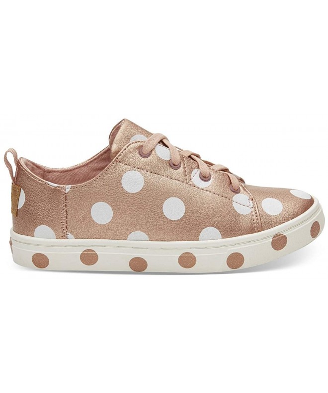 Sneakers Girl's Lenny (Little Kid/Big Kid) Rose Gold Pearlized Synthetic Leather/Dots 6 M US Big Kid - CC189XHCXEW $27.58