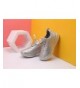 Sneakers Komfyea(31/12) Silver Girls Super Light Sneaker Glliter Shoes - CZ18C04W9OD $34.58