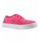 Sneakers Robin Girls Sneakers - Slip On - No Lace Kids Tennis Shoe - Fuchsia - CS184R75Y7U $29.86