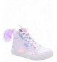 Sneakers Girl's Unicorn High Top Sneaker (Little Kid/Big Kid) White - White - CM189YNG5CO $66.92