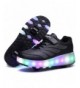 Sneakers YCOMI Girl's Boy's LED Roller Shoes with Wheels Roller Skate Sneakers Led Roller Shoes - CM12ODJF8LQ $61.70