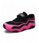 Sneakers Kids Tennis Shoes Colorblock Lightweight Breathable Running Sneaker - Pink - C218GE283EY $39.22