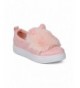 Sneakers Girls Faux Suede Fuzz Pom Pom Animal Slip On Sneaker HG03 - Pink Mix Media - C0189L02YIE $44.33
