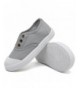 Sneakers Kids Canvas Sneaker Slip-on Baby Boys Girls Casual Fashion Shoes(Toddler/Little Kids)-Gray-23 - CN186W5ZG45 $25.96
