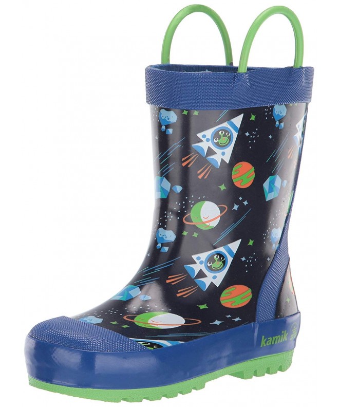 Boots Kids' Galaxy Rain Boot - Navy - CZ18ER0HSG8 $56.90