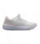 Sneakers Kids Girls Boys Easy On Casual Fashion Sparkly Glitter Sneakers - (WHite - 9) - C1189QWTDNE $28.41