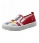 Sneakers Kid Toddler Slip On Sneaker Cute Pattern - Red - C612OCN667N $79.63