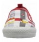 Sneakers Kid Toddler Slip On Sneaker Cute Pattern - Red - C612OCN667N $79.63
