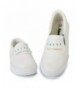 Sneakers Girls&Boys Comfortable Elastic Slip on Flat Shoes - White - C2189AAN4O6 $32.82