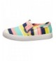 Sneakers Tween Canvas Slip On Casual Shoe (Toddler/Little Kid) - Multi/Pink - CZ11NULTTAT $31.57