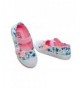 Sneakers Lovely Princess Shoes Toddler Anti-Slip Canvas Sneaker Shoes Slip-on Girl Casual Shoes - Blue - C41854E9H23 $26.59