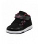 Sneakers Girls Toddler 9306 Hook n Loop Lace Free Casual Sneakers Shoe - Black - C918NQSIAQA $31.48