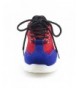 Sneakers Unisex Lace-Up Walking Fashion Shoes Sneakers (Toddler/Little Kid/Big Kid) - Blue/Red - CP18L2XK950 $33.65