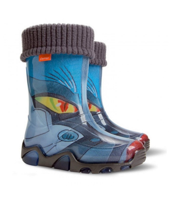 Boots Kids Boys Girls Wellies Wellington Boots Rainy Snow Modern Design Size 5-13 - Transformers - CL12N0K3U0F $51.16