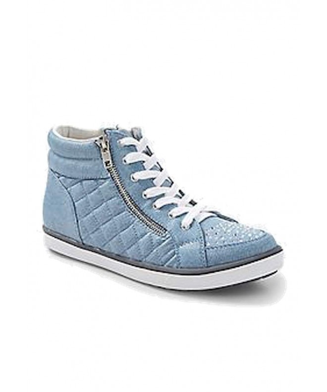 Sneakers Shoes Quilted High Top Sneaker Big Girls Size 10 - CY186AGXSK9 $34.10