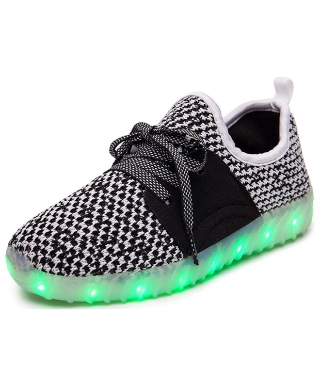 Sneakers Kids' 7 Colors USB Charging LED Shoes Nightclub Flashing Sneakers ST999G-34 - CZ18602L7ZQ $41.96