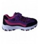 Sneakers Girl's Outdoor Running Sneaker Sports Mesh Shoes (Little Kid/Big Kid) - Black&purple - C912IAW81R9 $50.30
