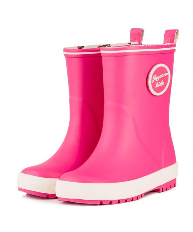 Boots Natural Rubber Boots Toddlers - Pink - CF18M7DXN6G $63.27