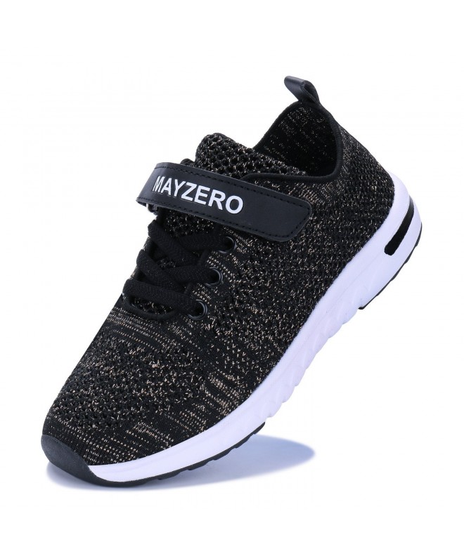 Racquet Sports Kids Boys Tennis Shoes Toddler Girl Running Walking Sneakers for Little Kid and Big Kid - 3 Black - CO18E2KEDE...
