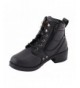 Boots Boy's Zipper Plain Toe Boot (Black - 4) - CQ18CIHWLIX $97.03