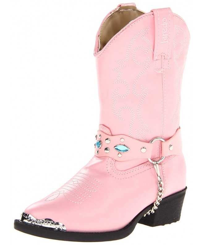 Boots Kid's LITTLE CONCHO Cowboy Boots PINK 8.5 D - CP112P39XDH $96.87