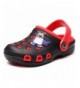 Clogs & Mules Kid's Cute Garden Shoes Cartoon Slides Sandals Clogs Children Beach Slipper - Black - C9183YHX550 $27.39