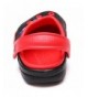 Clogs & Mules Kid's Cute Garden Shoes Cartoon Slides Sandals Clogs Children Beach Slipper - Black - C9183YHX550 $27.39