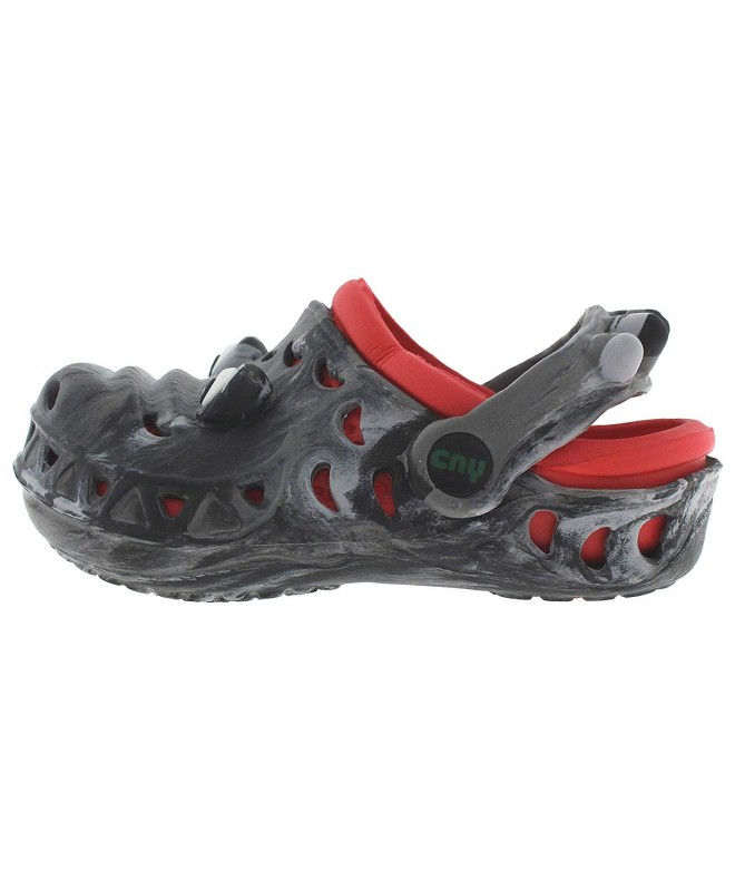 Capelli York Toddler Boys Later Gator Clogs - Grey Red Combo - CZ18HL27MEX