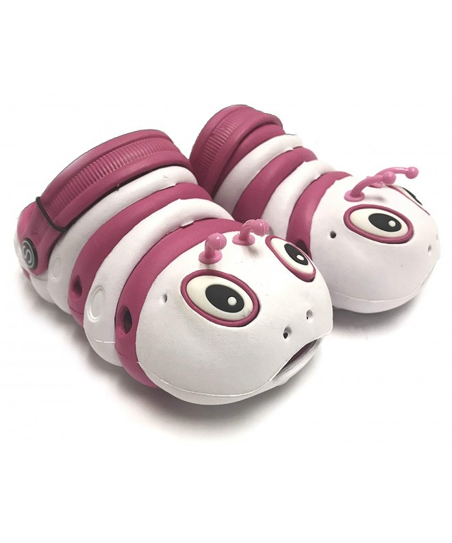 Clogs & Mules Toddlers Caterpillar Clogs - Pink/White - CA18C0K6C88 $26.15