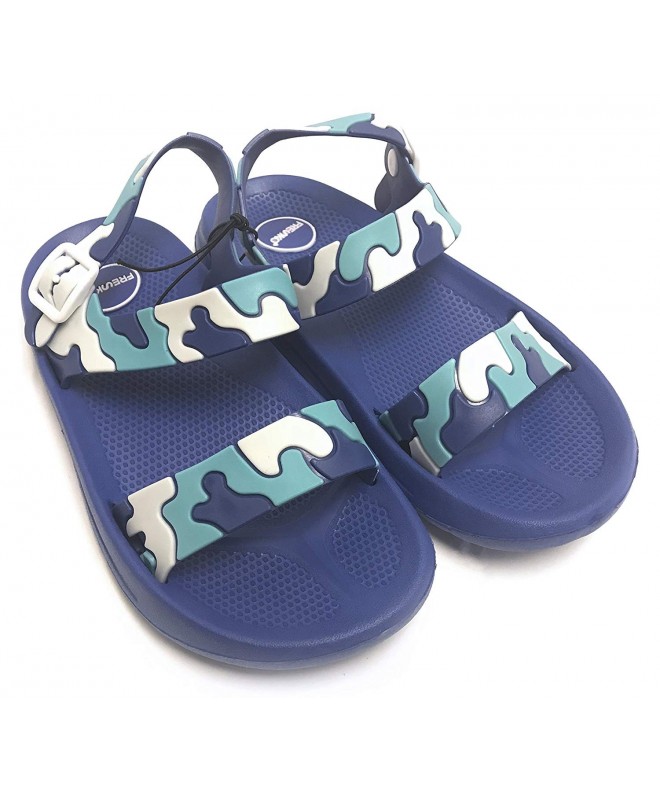 Clogs & Mules Boy's Toddler Camo Sandals - Blue Camo - CC18CL0RH3X $26.26