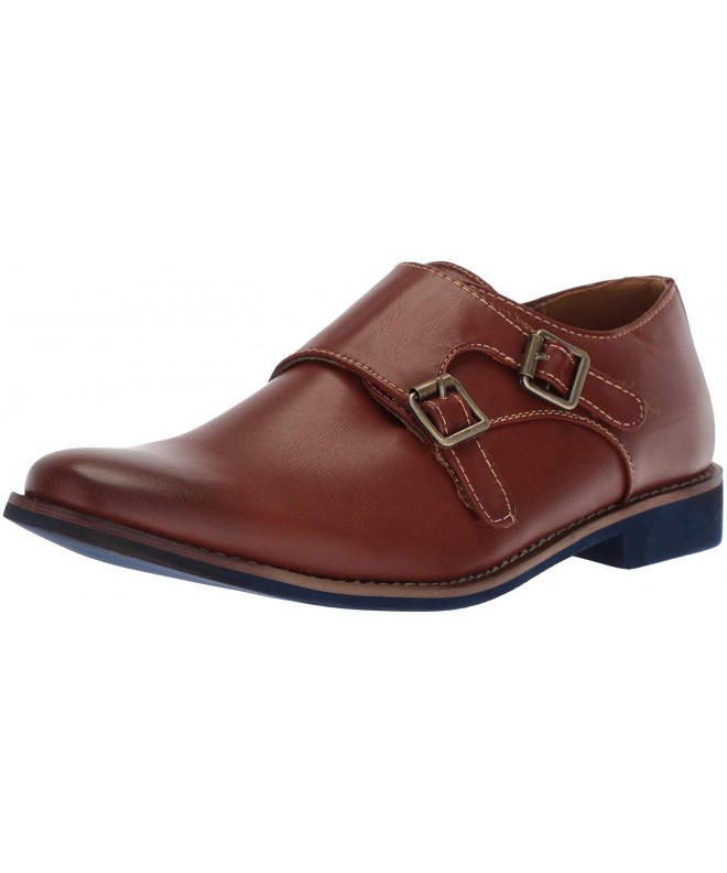Loafers Kids' Harry Monk-Strap Loafer - Dark Luggage - CX187I78UCK $74.23