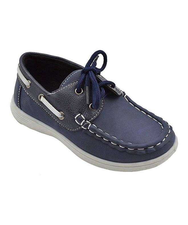 Loafers Boy's Lace up Boat Deck Shoe (Big Kid/Little Kid/Toddler) - Navy - CZ124DN90GB $34.99