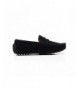 Loafers Boys' Cute Slip-On Suede Leather Loafers Shoes S8884 - Black - C712FPXZMTH $57.50