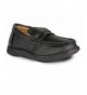 Loafers Loafer for Boys Moccasin Boys Loafers - Faux Leather - Black (V6) - CZ18C9WTWA3 $26.39
