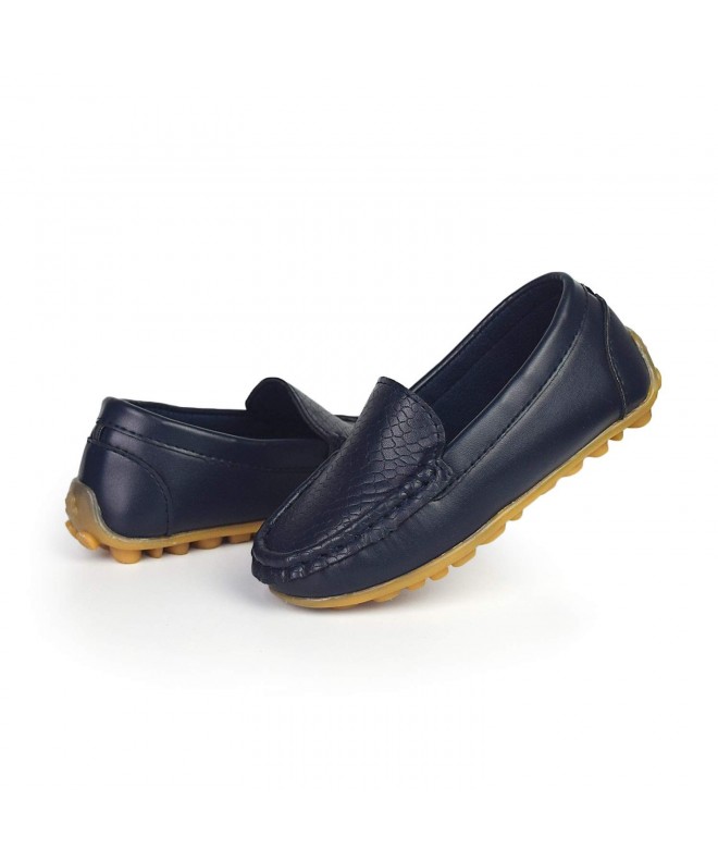 Loafers Loafers Synthetic Leather Toddler - Dark Bule - CS18GYQ5NQ7 $27.64